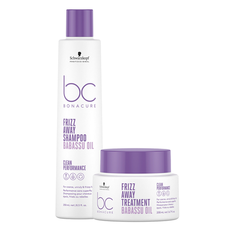 Duo - Eliminación del Frizz y disciplina (Frizz Away shampoo + Frizz Away Tratamiento (Mascarilla)  200 ml )