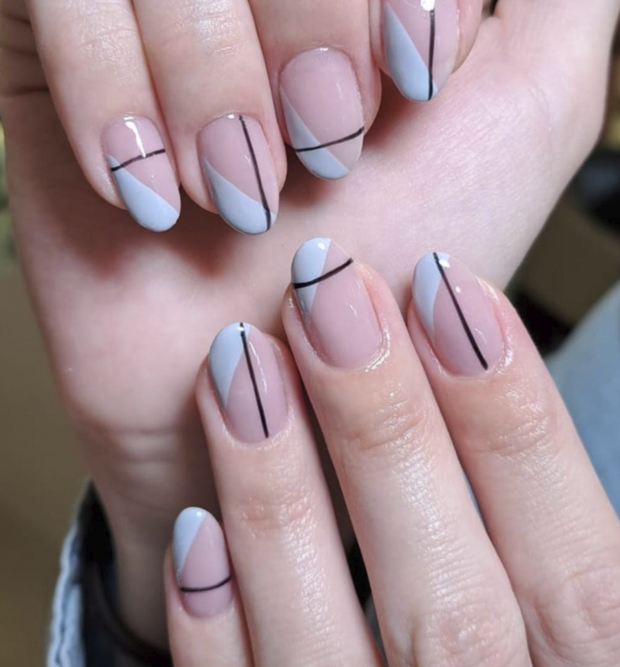 Baño de Acrílico en Uña Natural en Coyoacán Leonora Studio